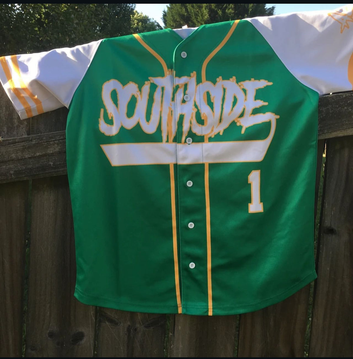 Retro green clayco jersey