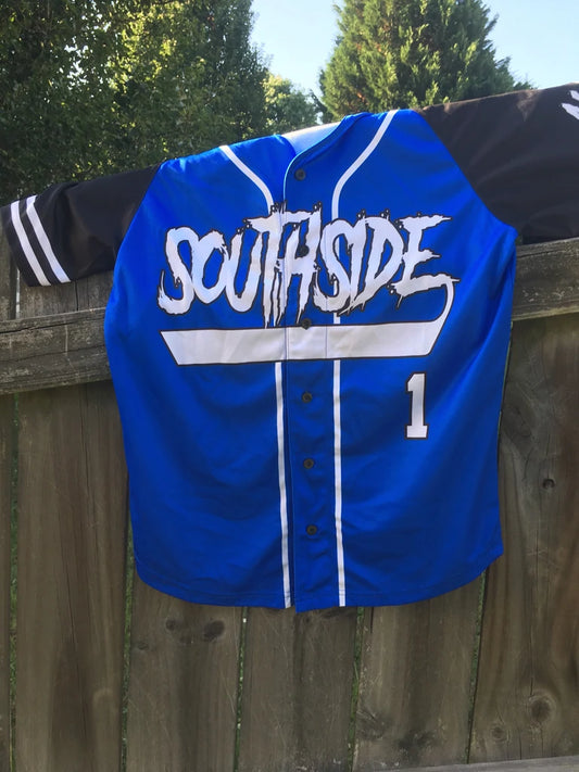 Retro blue clayco jersey