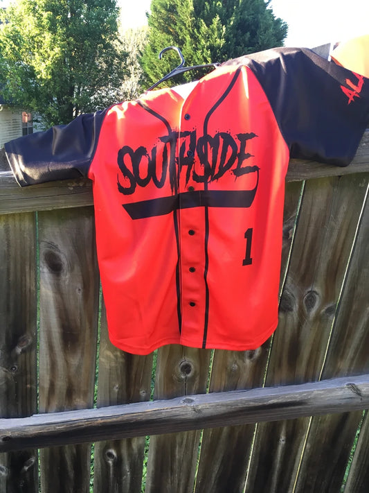 Retro black and red jersey