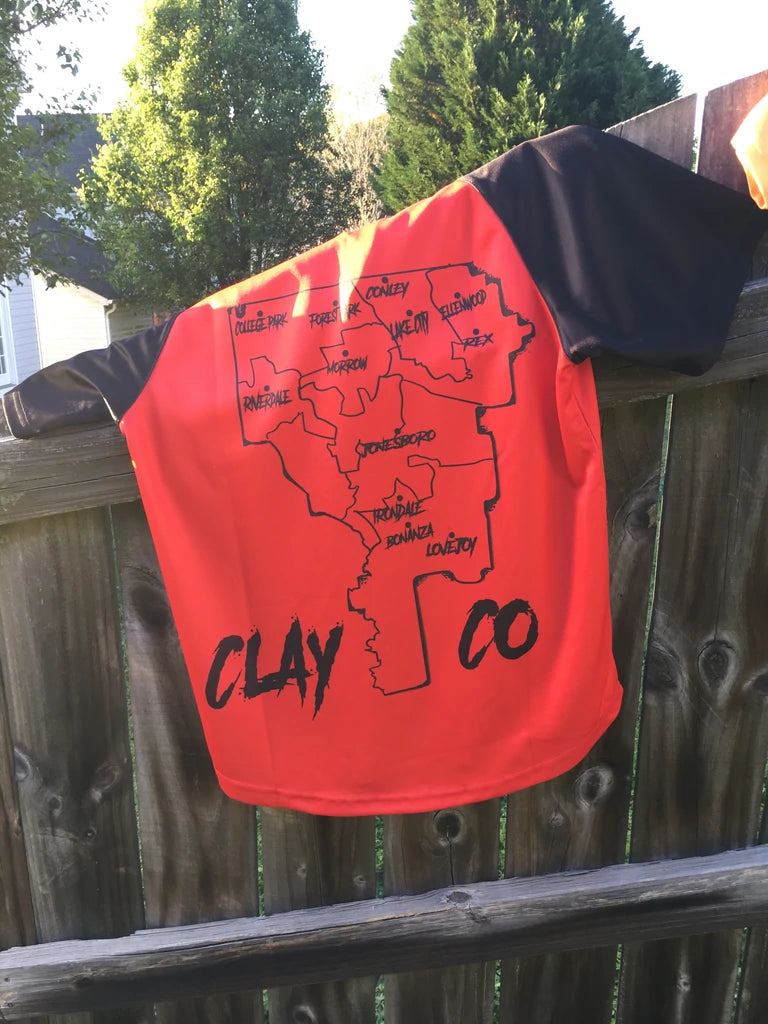 Retro black and red jersey
