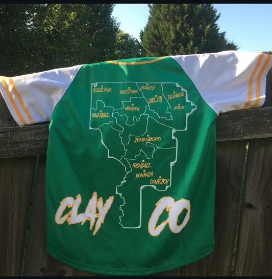 Retro green clayco jersey